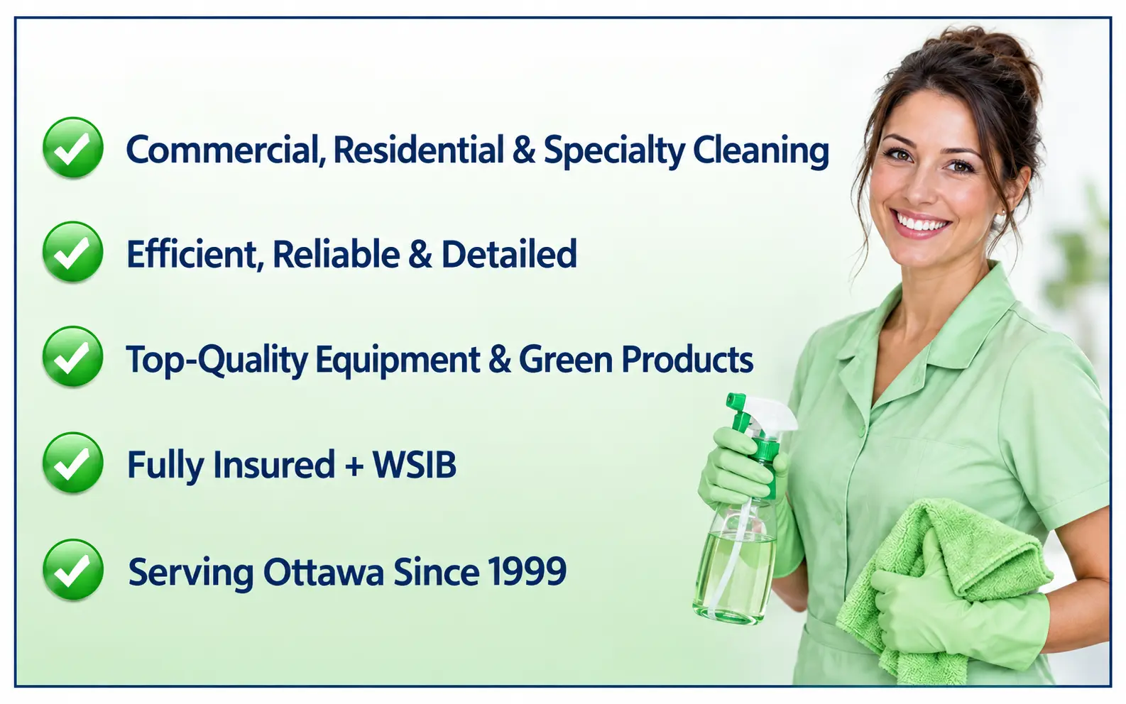 MJM Cleaning services and benefits in Ottawa